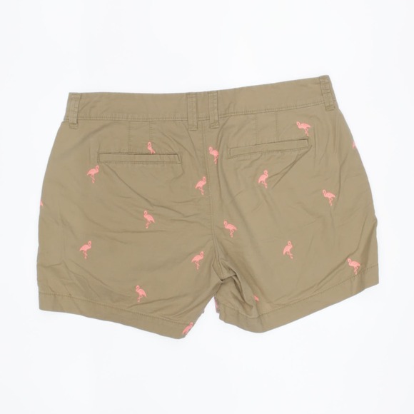 0057 Old Navy Size 4 Flamingo Khaki Chino Shorts - Picture 2 of 2